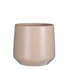 Amber Pot Rond L.roze Mat - H21xd23,5cm