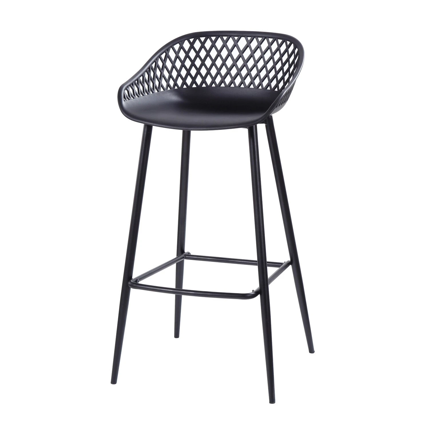 Barstoel WEBBING Zwart 3 Barstoel WEBBING Zwart