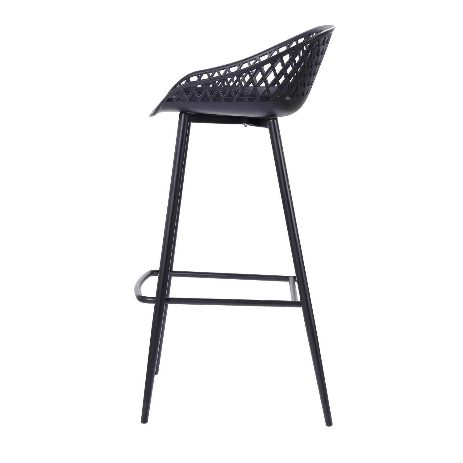 Barstoel WEBBING Zwart 5 Barstoel WEBBING Zwart - Afbeelding 3