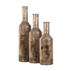 Fles Metaal White Gold - H 57 X D 18 Cm 7 Fles Metaal White Gold - H 57 X D 18 Cm -Tuin Verkoop fles metaal white gold h 57 x d 18 cm 1000x1000 61a5f113a340c l