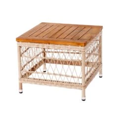 Tuin Verkoop 5 Royal Seasons MAURITIUS Bijzettafel - L 60 X B 60 X H 48 Cm