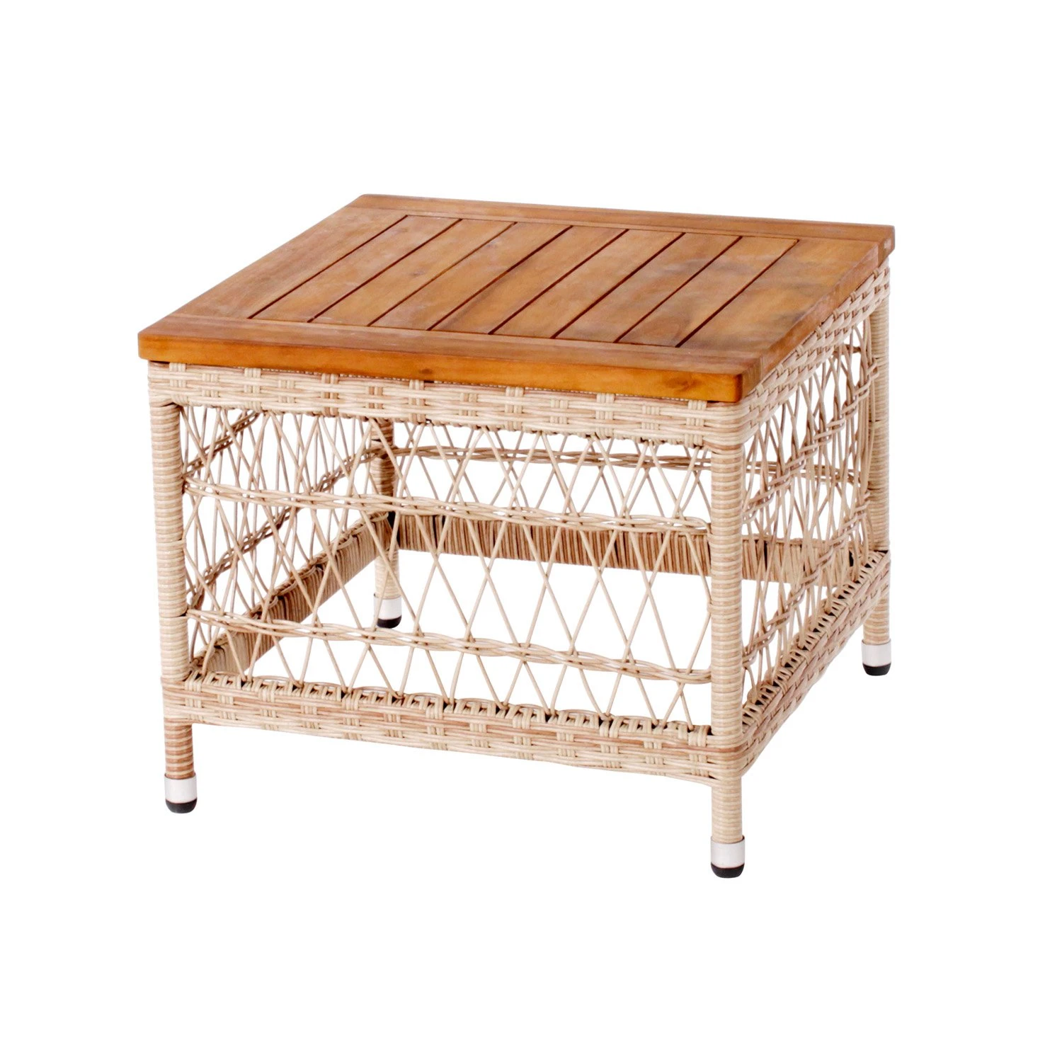 Royal Seasons MAURITIUS Bijzettafel - L 60 X B 60 X H 48 Cm 3 Royal Seasons MAURITIUS Bijzettafel - L 60 X B 60 X H 48 Cm