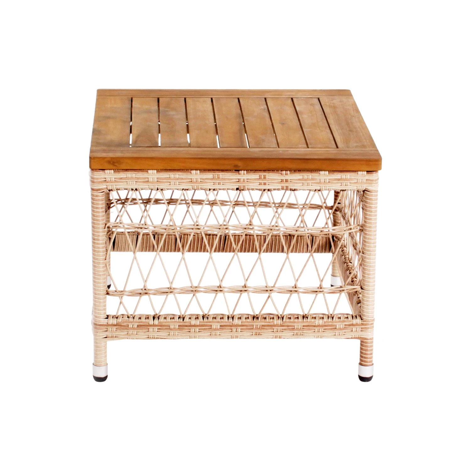 Royal Seasons MAURITIUS Bijzettafel - L 60 X B 60 X H 48 Cm 4 Royal Seasons MAURITIUS Bijzettafel - L 60 X B 60 X H 48 Cm - Afbeelding 2