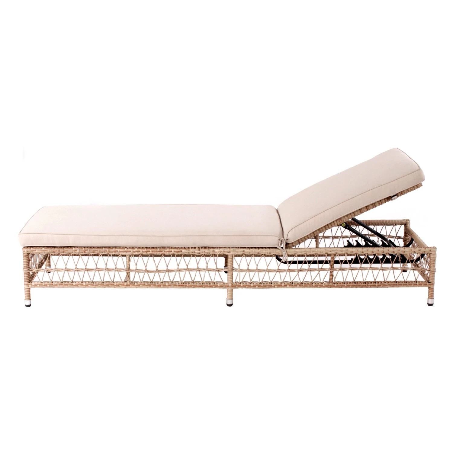 Royal Seasons MAURITIUS Ligbed - L 200 X B 68 X H 40 Cm 4 Royal Seasons MAURITIUS Ligbed - L 200 X B 68 X H 40 Cm - Afbeelding 2