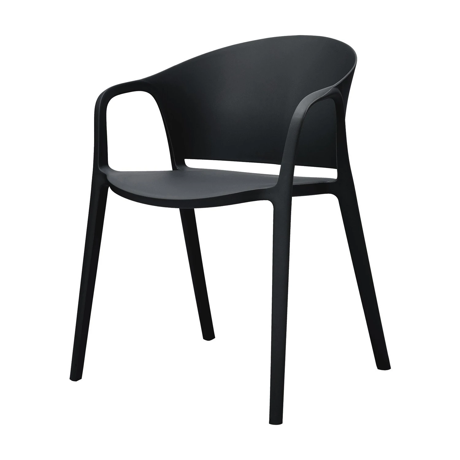 Tuinstoel BRIAN Zwart 3 Tuinstoel BRIAN Zwart